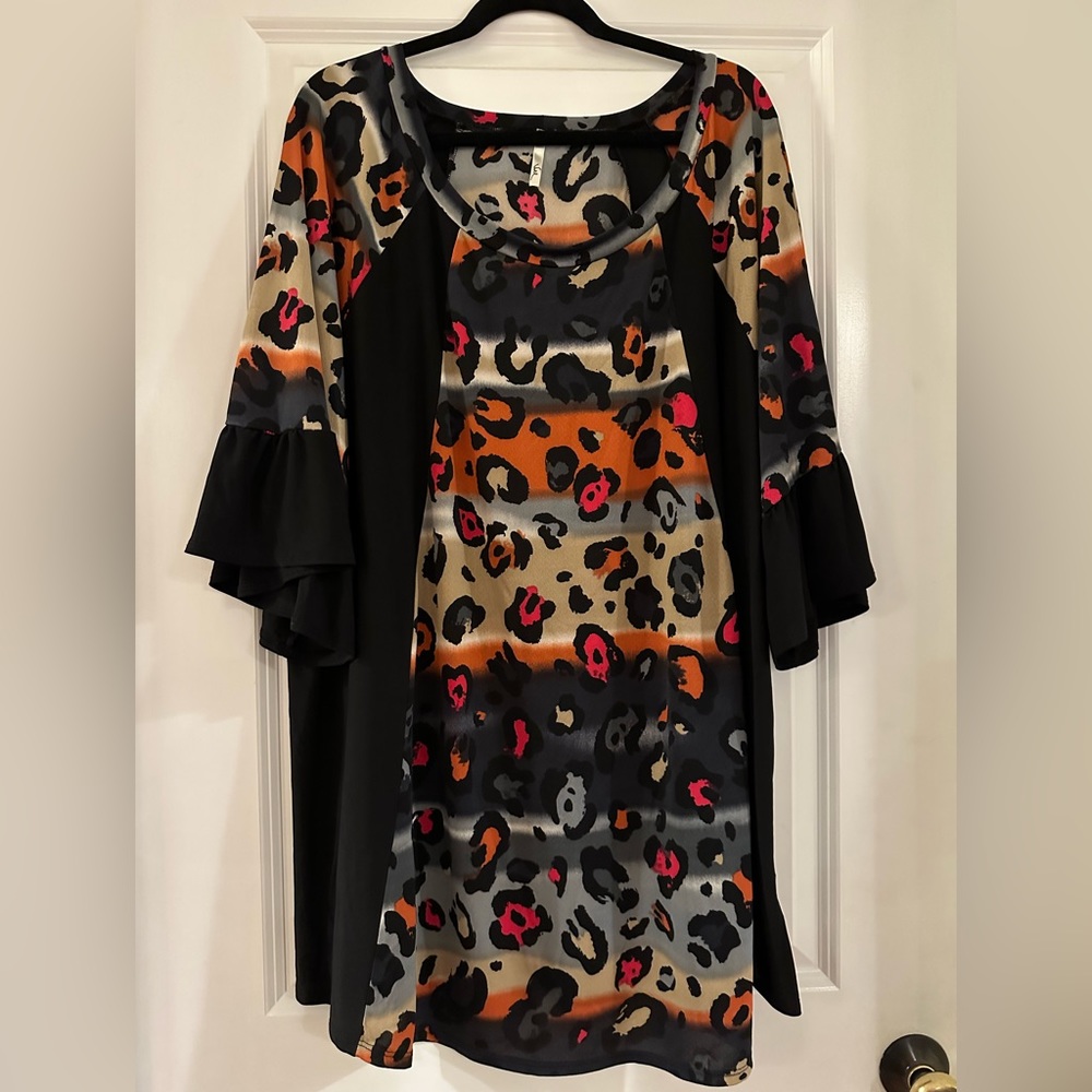 Cute Leopard Tunic Top